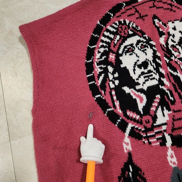 Tejidos Ruminahui Mens XL? Native American Indian Tribal Sweater Vest READ - Picture 11 of 11